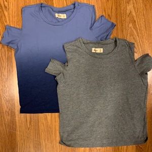 Hollister Cut out shoulder Tops
